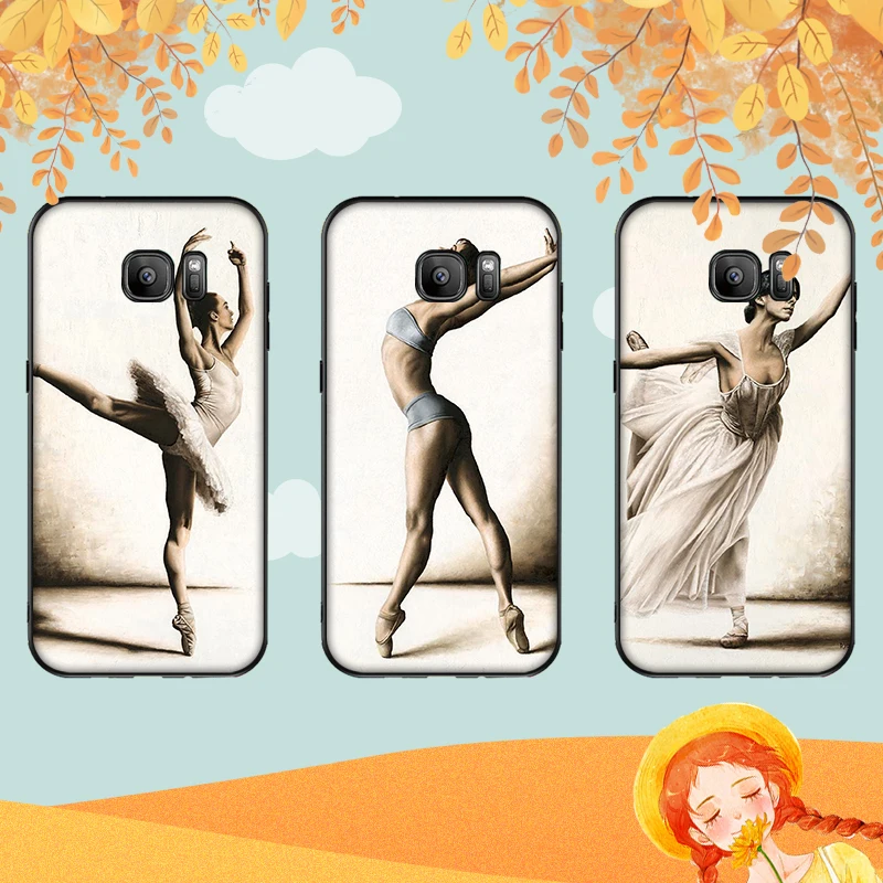 Художественная танцевальная картина маслом Скрипка для Samsung Note 8 9 M10 M20 M30 S6 S7 Edge S8 S9