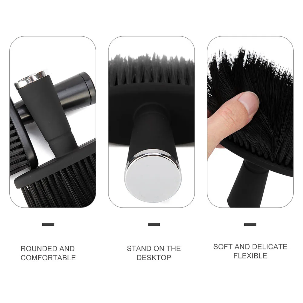 

Soft Hair Brush Neck Face Duster Hairdressing Hair Cutting Cleaning Brush for Stylist Salon Hairdressing Styling Tools