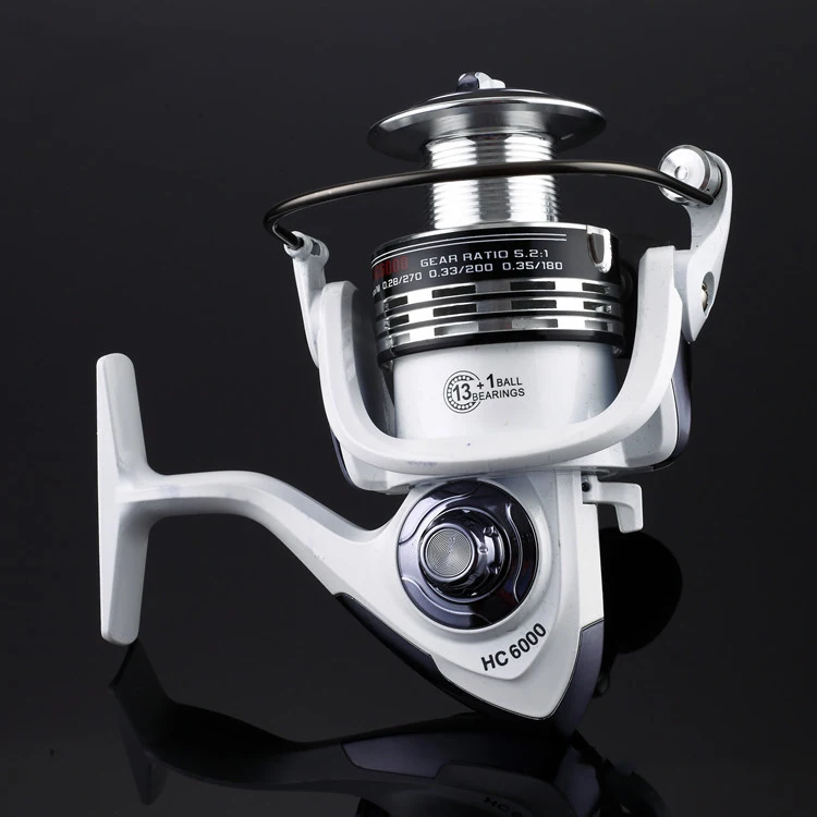 

HC1000-7000 Series Arm Spool Spinning Reel BEARINGS Gear Ratio Saltwater Low Profile Baitcast Fishing Reel