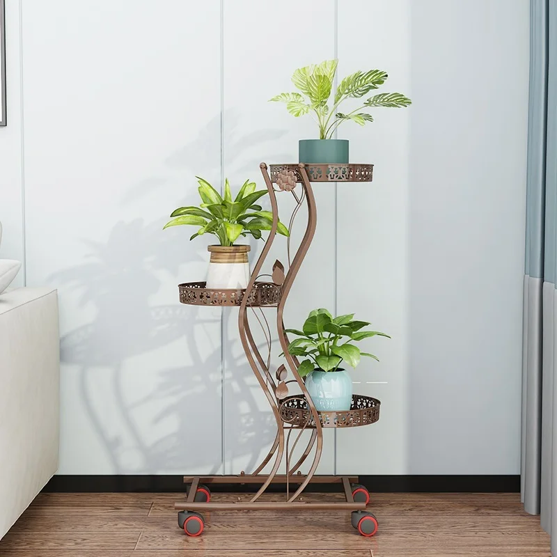 Dekoru Garten Dekoration Sera Exterieur Saksisi Terrasse Decoration Varanda Balcon Balcony Iron Balkon Stand Plant Shelf|Полки для