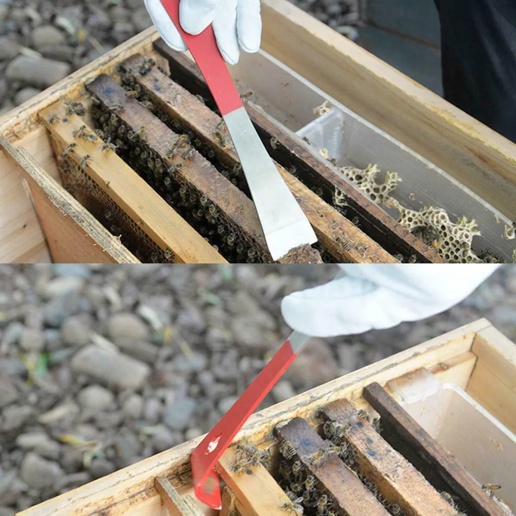 Многофункциональный пчелы скребок пчеловодства Tool Нержавеющая сталь кроя