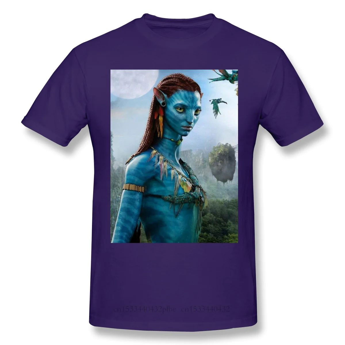 Neytiri/черная футболка с изображением Аватара Кэмерона Джека Салли Sci-Fi экшн-фильм