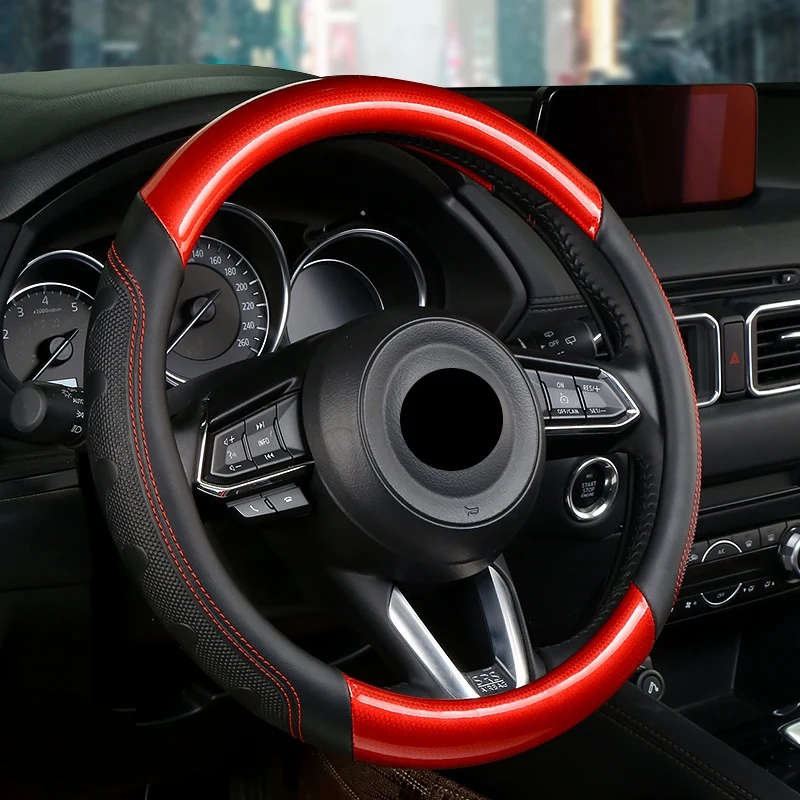 

Универсальная Нескользящая накладка на руль для салона автомобиля, 38 см, 15 дюймов