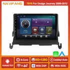 Автомагнитола для DODGE Journey 2009-2012, 9 дюймов, Android 11, GPS-навигация, 2 Din, мультимедийный плеер, головное устройство RDS, FM, BT, Wi-Fi