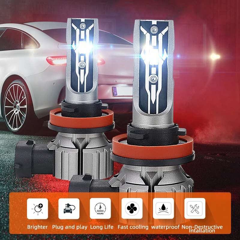 10000LM H8 H11 LED Fog Lamp Canbus H16 9005 HB3 9006 HB4 H7 H4 H1 880 Headlight Bulbs For VW Benz Audi BMW Skoda Octavia A7 | Автомобили и