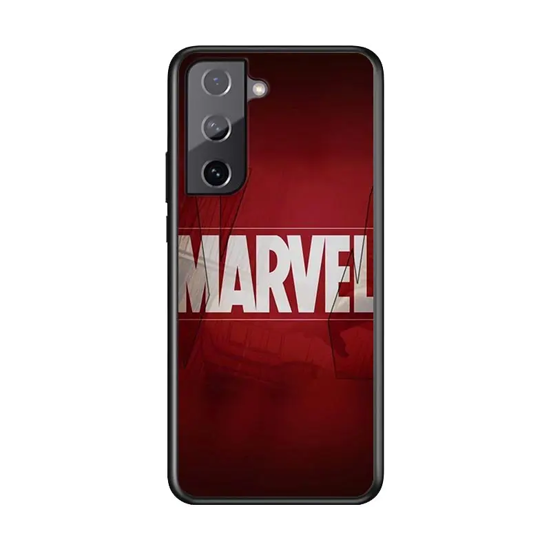 Marvel Avengers For Samsung Galaxy S21 S10 S10E S9 S8 S7 Note 20 10 9 8 Ultra 5G Plus Edge Pro Black Phone Case
