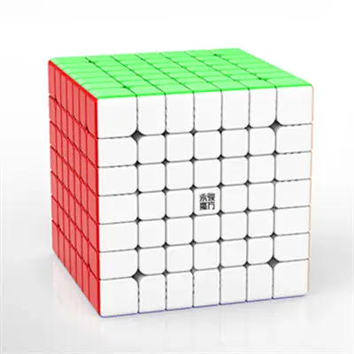 stickerless Yj Yufu V2M 7x7x7 Магнитный магический скоростной кубик Yongjun, без наклеек, профессиональные магниты, кубики-головоломки, Обучающие кубики, магические игрушки - Цвет: stickerless