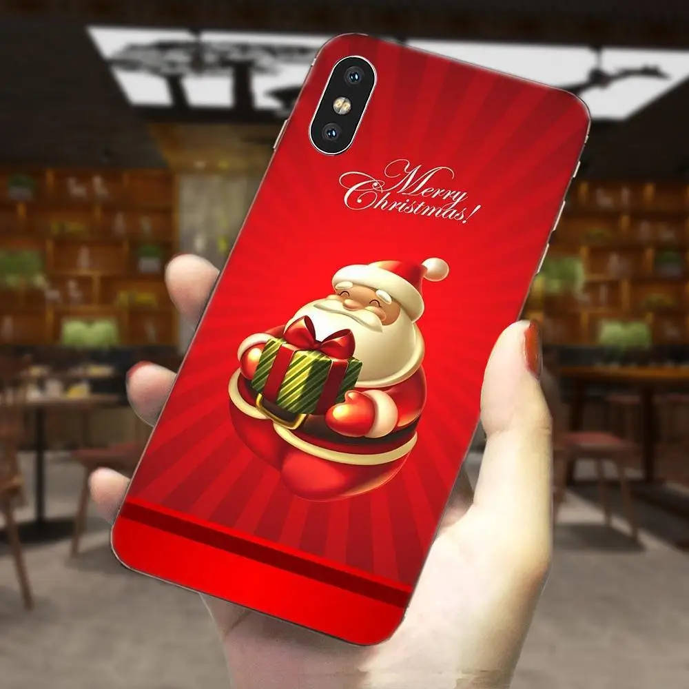 Santa Claus Christmas Soft TPU Protector Phone Cases For Apple iPhone 4 4S 5 5C 5S SE 6 6S 7 8 11 Plus Pro X XS Max XR | Мобильные