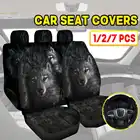 Универсальные чехлы для автомобильных сидений, 127 шт., полный комплект, водонепроницаемые чехлы для подушек, чехол с картинкой из сериала Teen Wolf фургонов, грузовиков, аксессуары для салона автомобиля