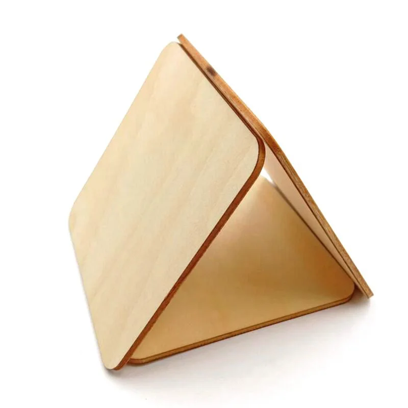 100 шт. 10 мм 20 пустое дерево кусочки квадратный незавершенный вырез Висячие