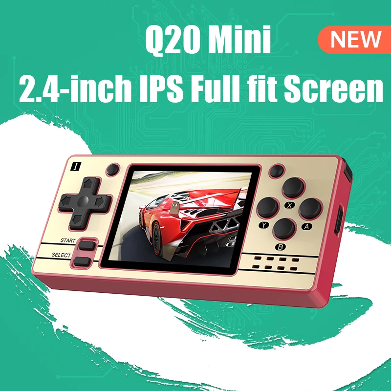 

Портативная Ретро игровая консоль Мини 2,4 дюйма Ips экран портативная система с открытым исходным кодом игровые плееры Q20 геймпад для детског...