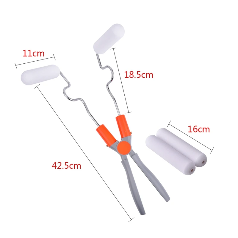 Double Sided Paint Roller Brush Adjustable Dual Painter Home Improvement Tool For Wall Corner Painting | Инструменты