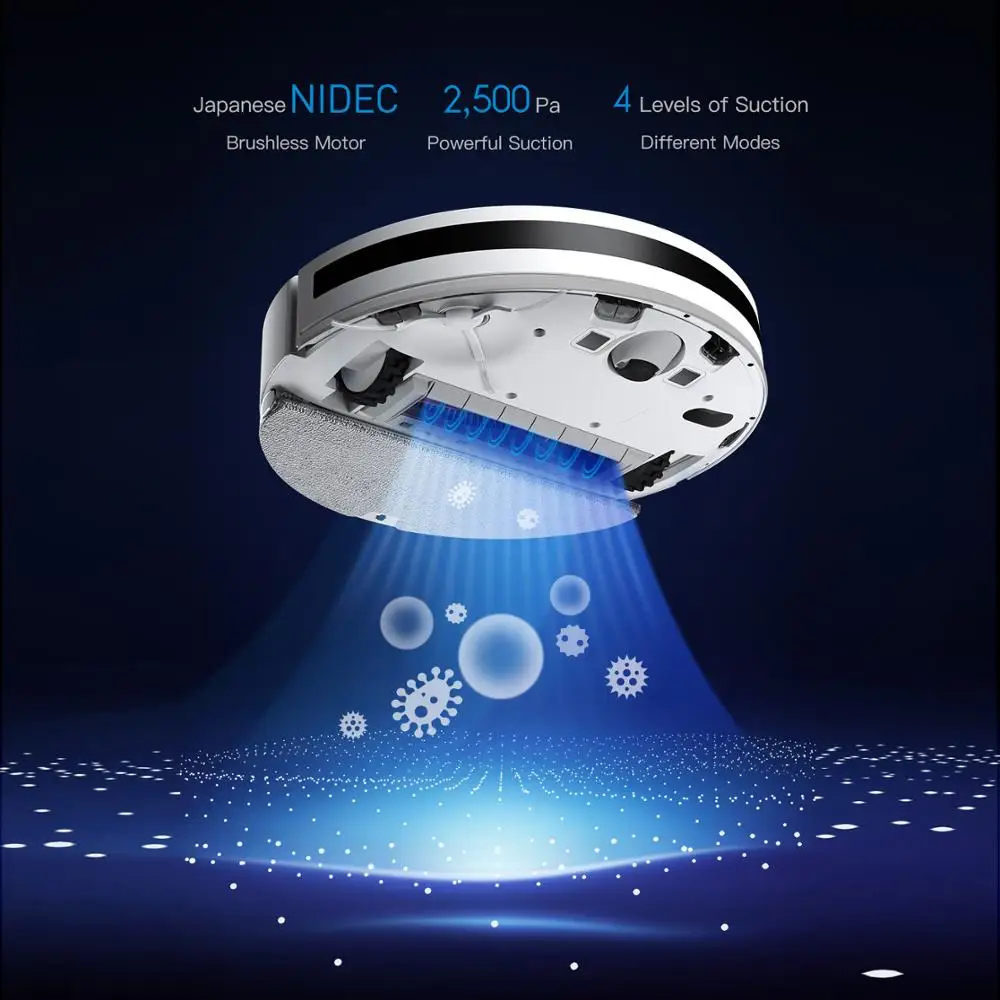 Робот пылесос Dreame F9 для дома беспроводная стирка швабра 2500 Па циклон всасывающий