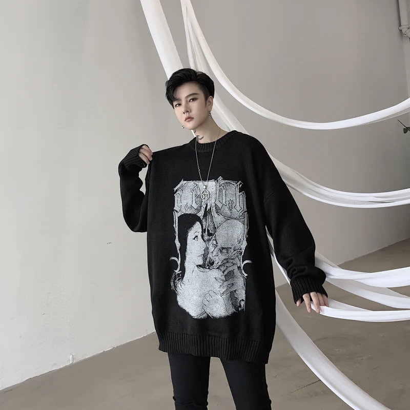 UNCLEDONJM плюс размер свитер мужской зимний пуловер мужские свитера негабаритный