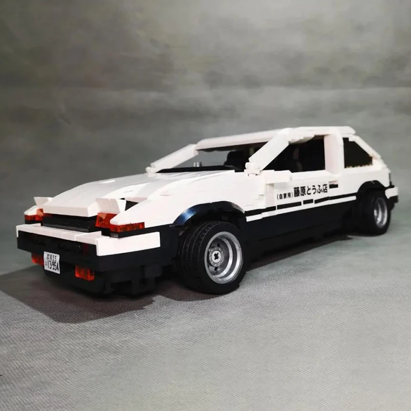 

High tech Animation Series AE86 Remote Control Car APP Difficult Assembling Puzzle Model Building Blocks Brick Toy Kids Gift Set
