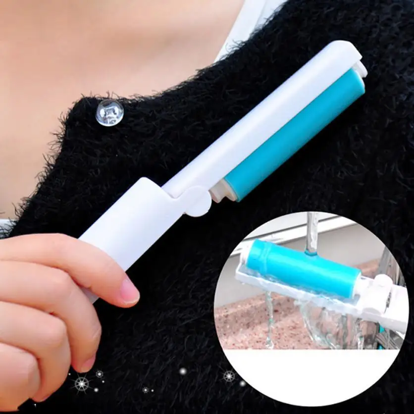 Portable Pet Roller Dog Cat Brush Sofa Bed Clothing Hair Dust Cleaning Washable Reusable Hair Removal Combs For Cats Dogs