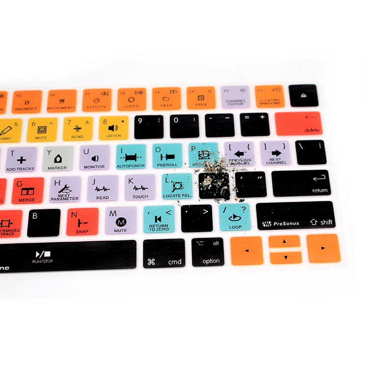 Чехол для клавиатуры HRH Studio One Hot key силиконовая защитная пленка Apple Magic MLA22B/A