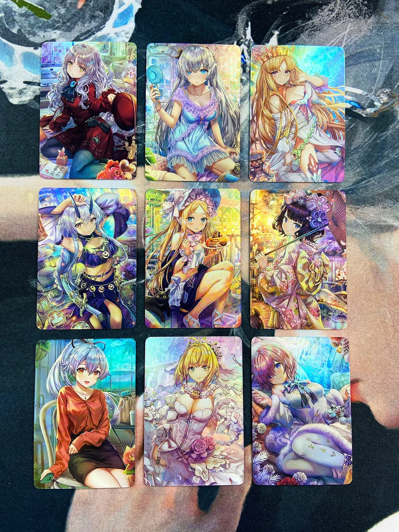 

9 шт./компл. ACG Изысканная девушка Fate Fgo Fate/grand Order рефракция No.1 сексуальные девушки Хобби Коллекционные игры аниме коллекционные открытки