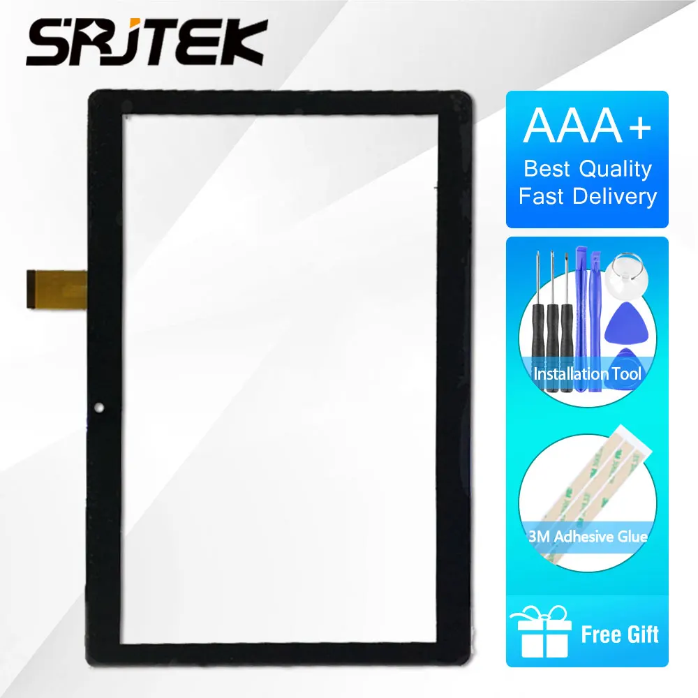 

SRJTEK 10,1 "сенсорный экран Экран для HSCTP-823-10.1-V1 2016.09.03 HXS. Запасные части для ремонта сенсорного экрана планшетного ПК