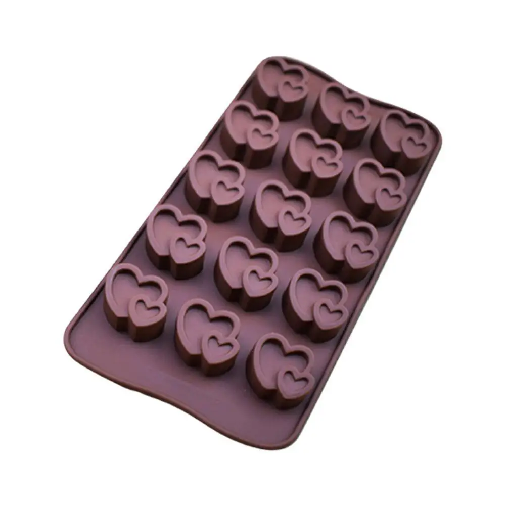 

New Creative Silicone Mold Baking Fondant Chocolate Valentine's Mold Tool Plaster Mold Cake Day Baking Heart Mould M3R7