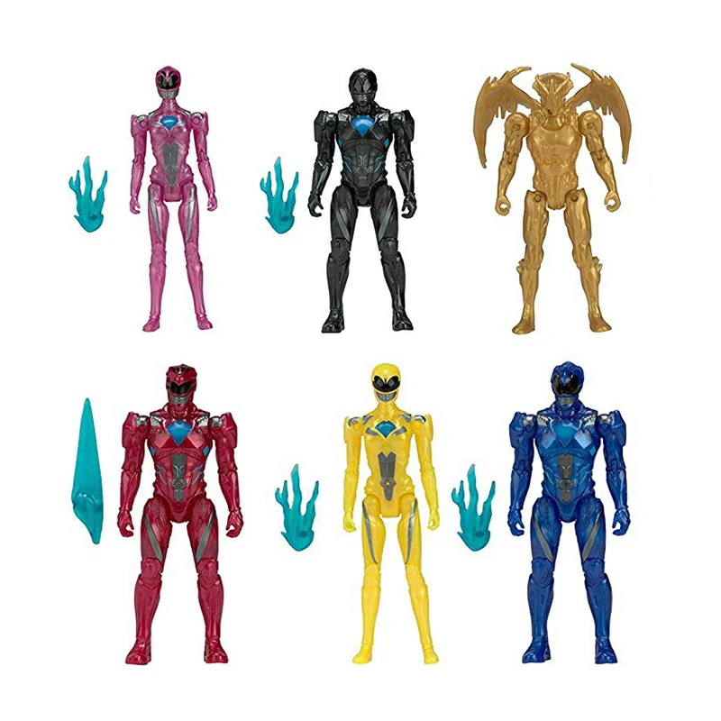 Мощная фигурка рейнджер командная 6 шт./компл. могучий морфин сила меха шесть