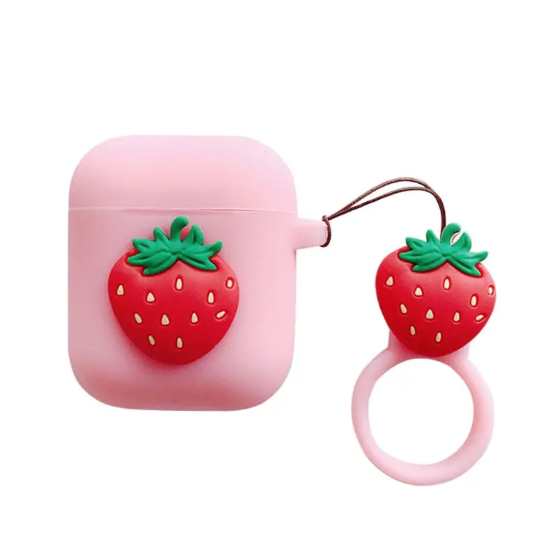

Cute Fruite Pattern Protective Case Cover Skin Protector for airpods Earphones