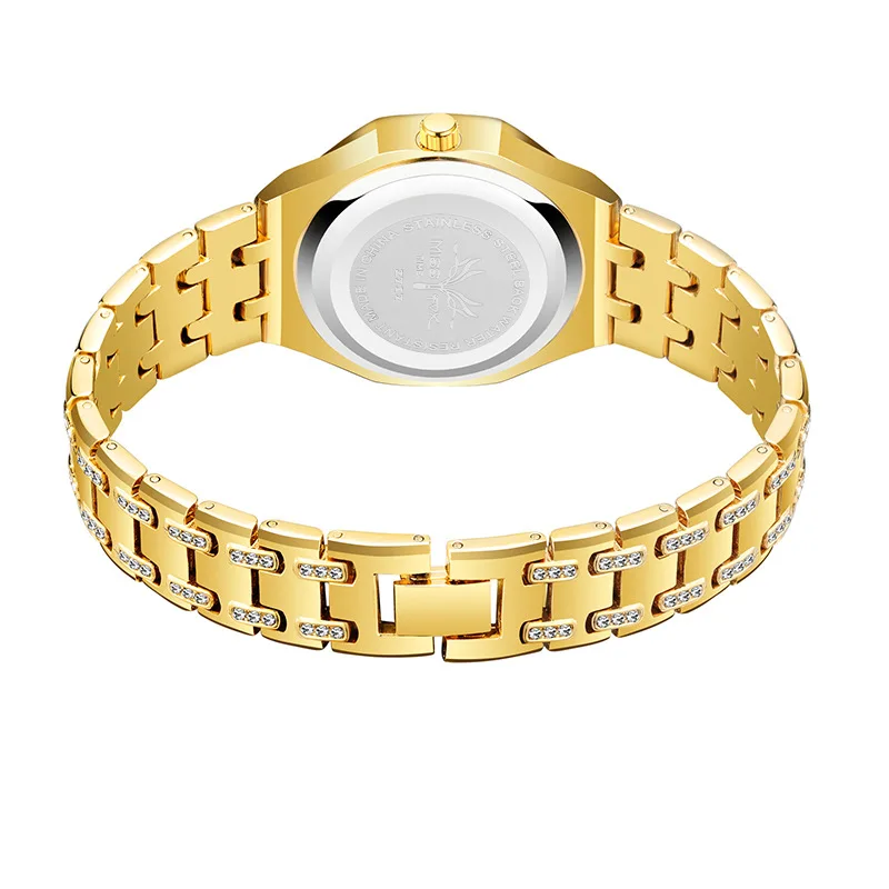 Женские кварцевые часы с хронографом роскошные брендовые со стразами наручные