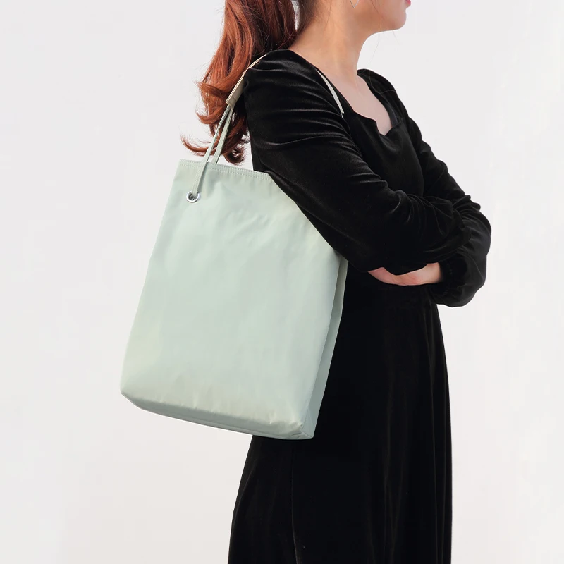 Большая вместительная сумка тоут Складная Легкая водонепроницаемая нейлоновая