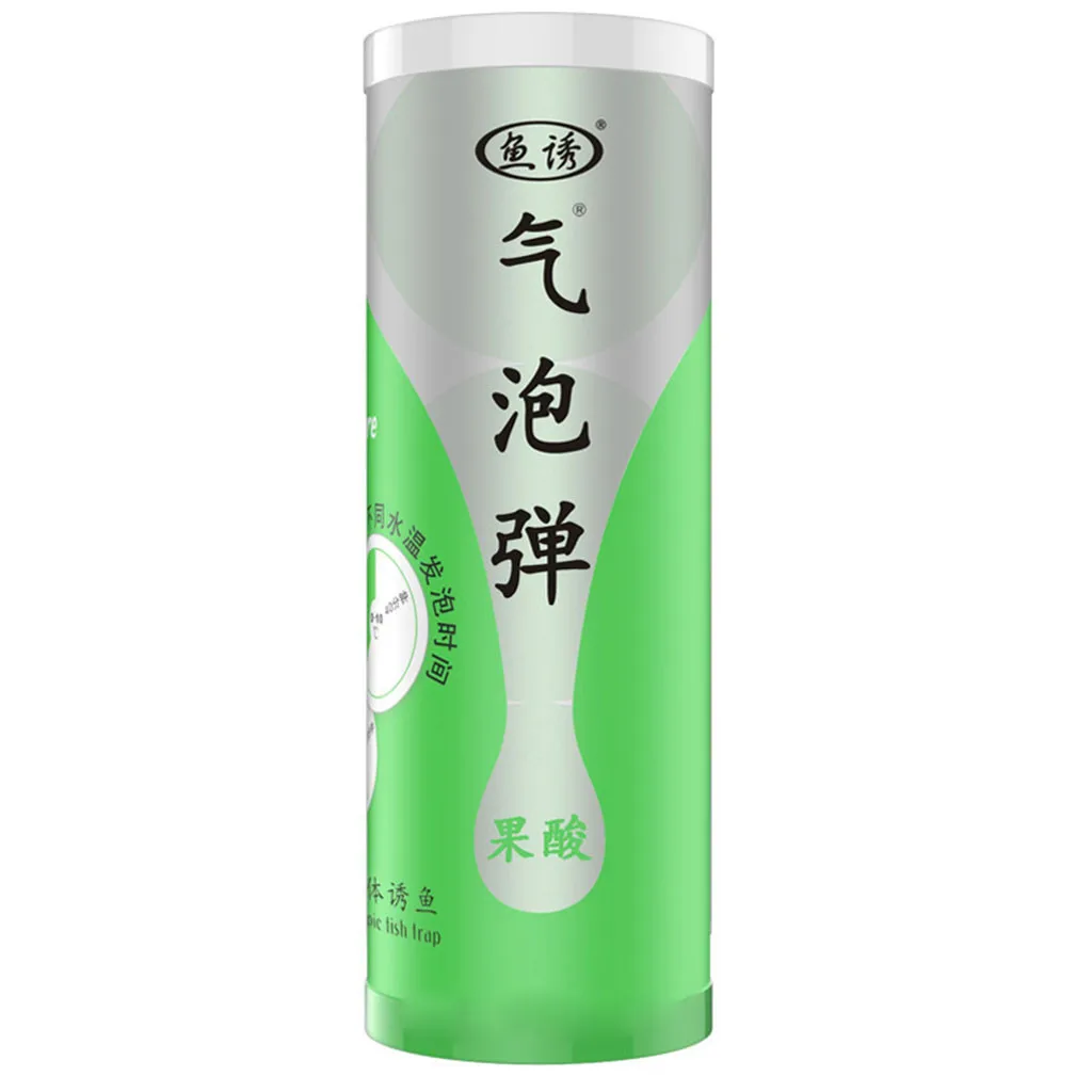 1 флакон с пузырьковым шариком Тонущая приманка для рыбы Ароматизированная