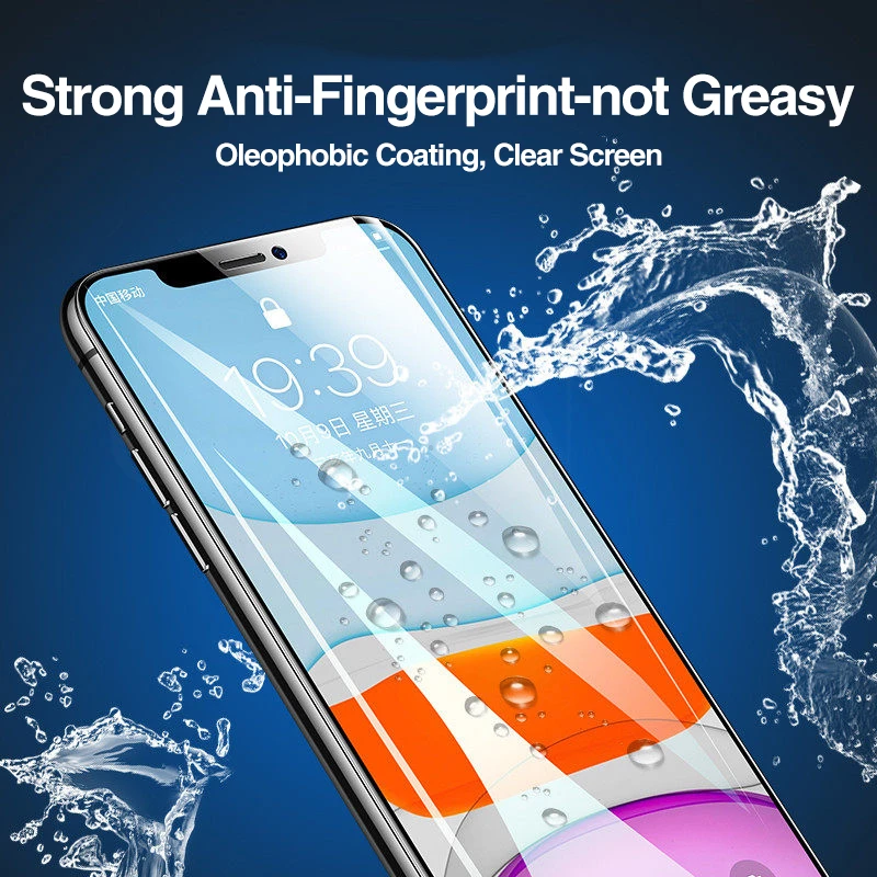

4PCS Hydrogel Film Screen Protector For iPhone 12 11 Pro Max Protective Film On iPhone 6 7 8 Plus X XR XS MAX Screen Protector