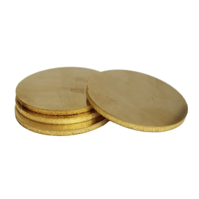 

10 шт. диаметр 80 мм X Толщина 1 мм латунная круглая пластина/лист