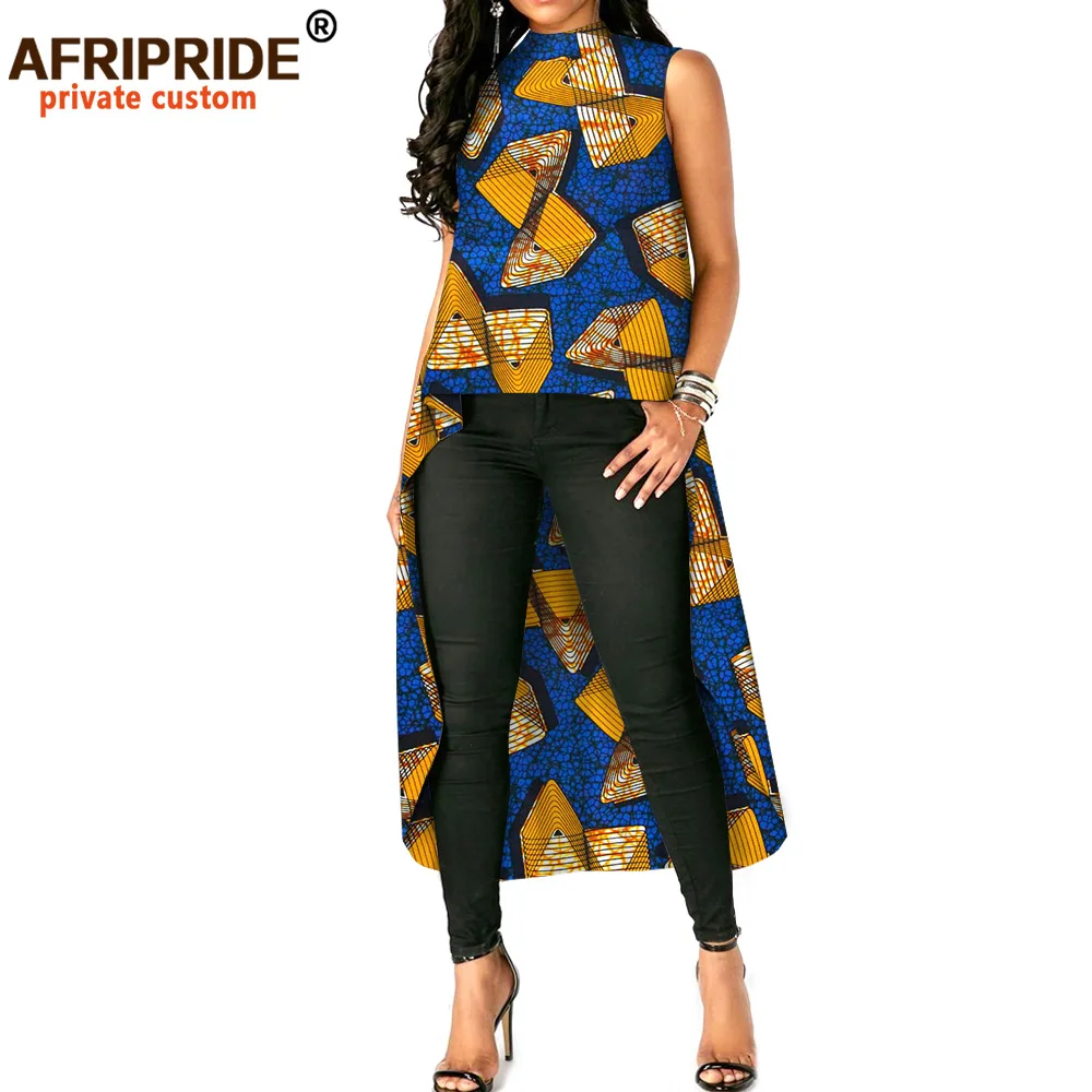 2020 одежда для женщин с Африканским принтом короткий топ индивидуальная Женская
