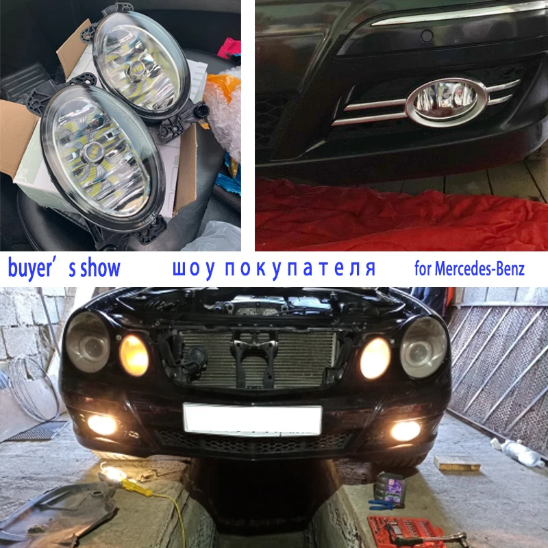 W211 головной светильник W204 DRL для Mercedes-Benz W164 головной светильник s 2002-2009 противотуманный светильник s Противотуманные фары противотуманный светильник Дневной светильник противотуманный светильник