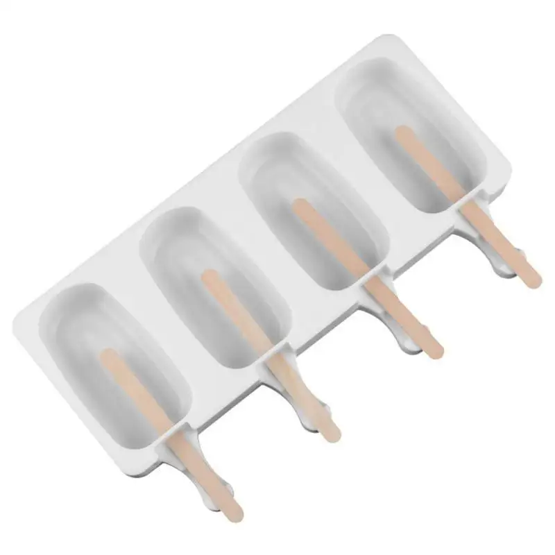 Силиконовая форма для мороженого с 4 полостями поднос кубика льда бочка Diy Форма