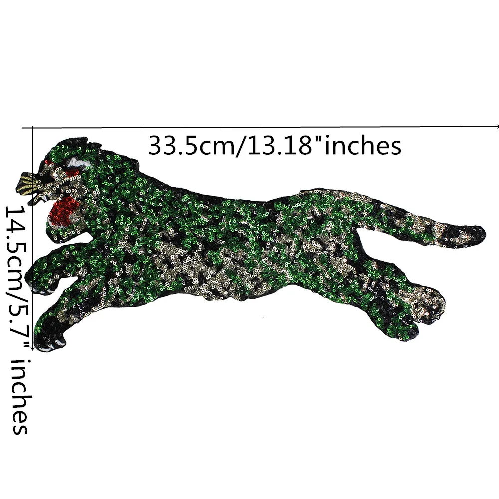 Красочная Тигровая аппликация нашивка для куртки Байкерский значок с вышивкой в