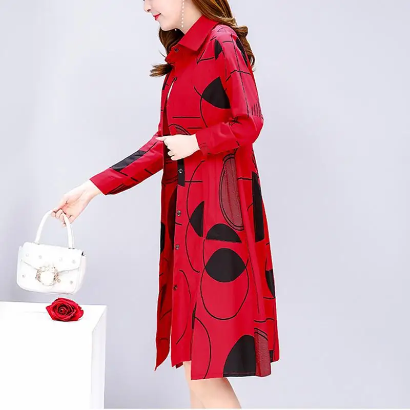 

Women 2020 Autumn Winter Stand Collar Print Trench Coat Female Casual Slim Overcoats Elegant Fashion Windbreaker Outwear T315