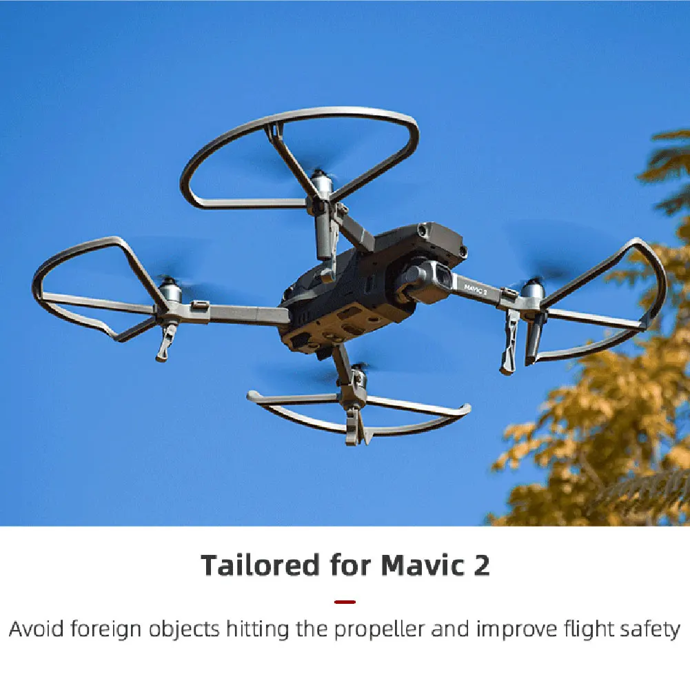 

Drone Blade Propeller Guard Cage Gears Eco-friendly Safety with Heightening Landing Elements Playing for DJI Mavic 2