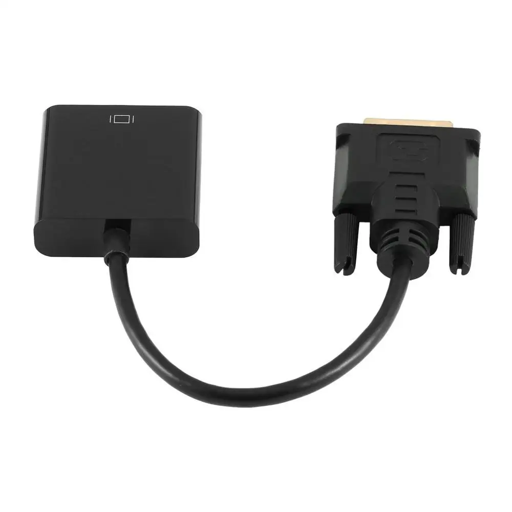 Full HD 1080P DVI-D to VGA Active Adapter Converter Cable 24+1 Pin Male 15Pin Female Monitor for PC Display Card |