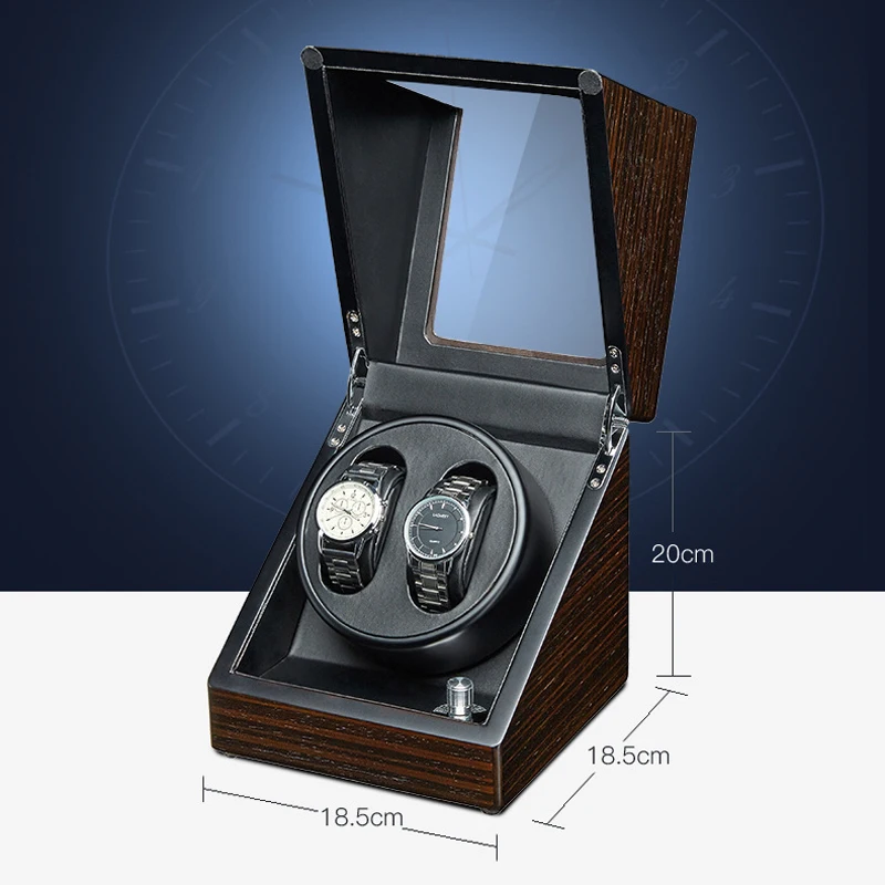 

Double Watches Sandal Wood Watch Box Automatic Watch Winder Rotator Holder Watch Winding Storage Case Display Box Organizer