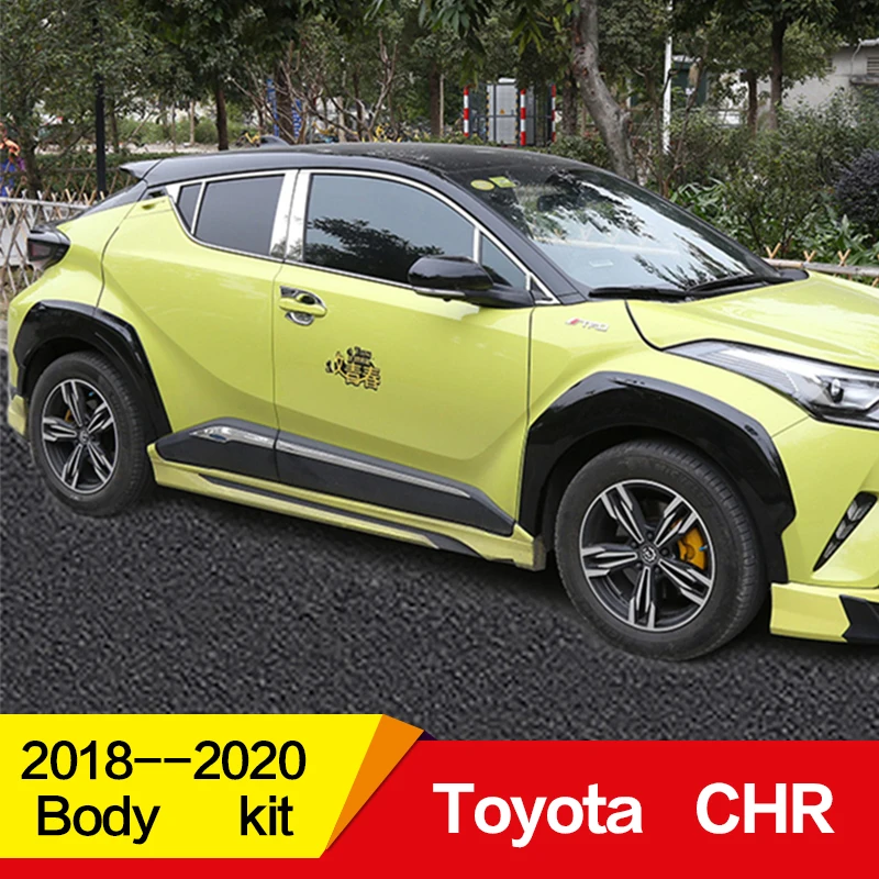 Подходит для Toyota CHR, обвес, крыло,,, лет, Воздухозаборники, вентиляционные крышки, автомобильные аксессуары, 6 шт
