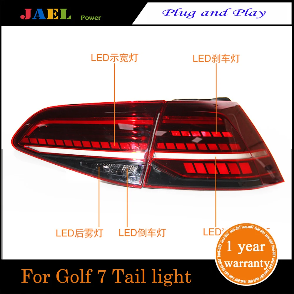 Светодиодный задний фонарь-светильник s Чехол для Golf 7 Golf7 MK7 R20 задний светильник s светодиодный задний фонарь светодиодный сигнальный светильник