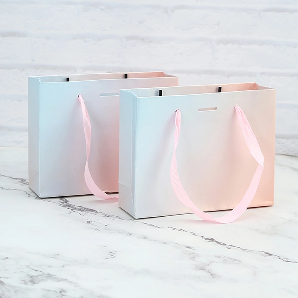 Маленькие бумажные сумки из роскошного картона для упаковки ювелирных изделий (серьги, кольца, ожерелья) в стильном дизайне для вечеринки, свадьбы, Рождества - Подарочная коробка на.