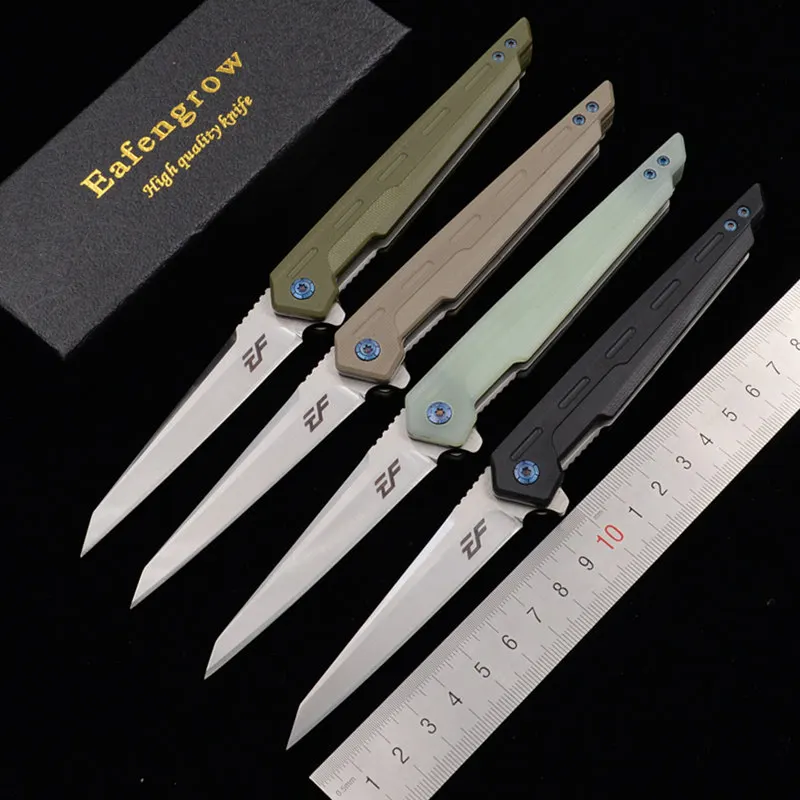 Eafengrow Qwaiken G10 ручка D 2 лезвие кемпинга и походов рыбалки охоты на открытом воздухе