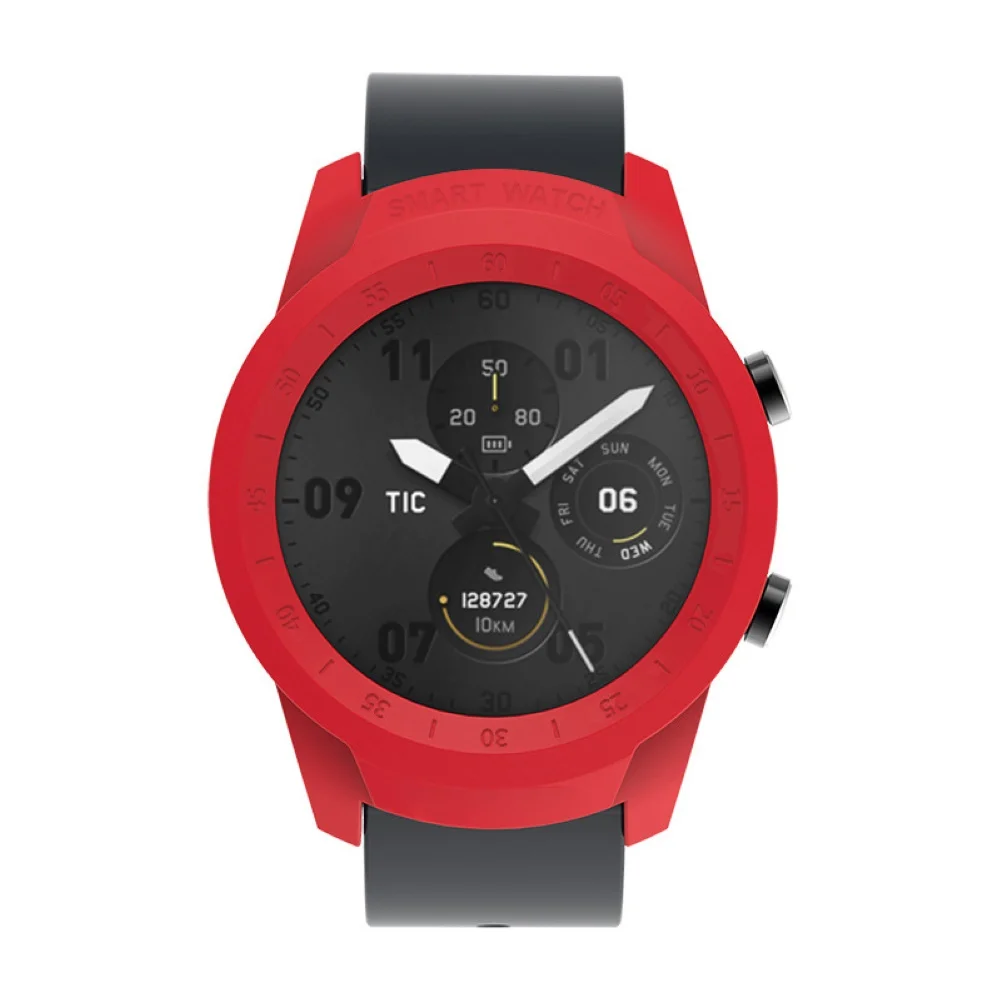 

Solid Color Smart Watch Bumper Case Frame Protective Cover fit for TicWatch Pro
