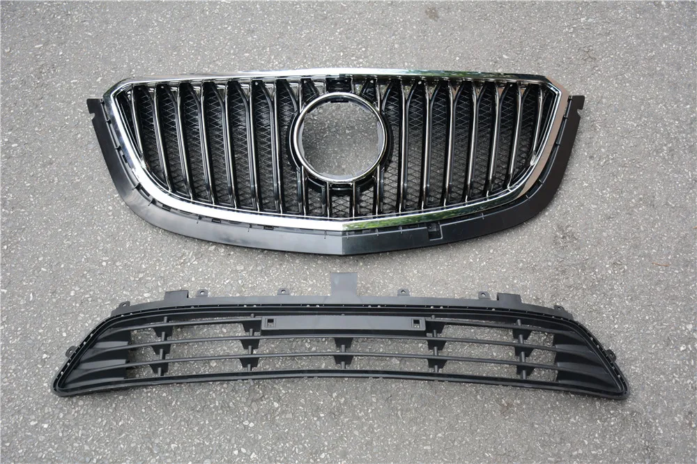 Комплект верхней и нижней решетки переднего бампера вентиляционная решетка