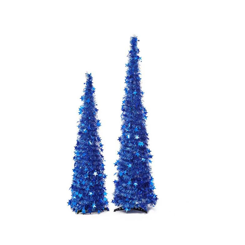 

Xmas Ornaments 1.2M Artificial Christmas Tree Retractable Folding Color Christmas Tree Christmas Won't Shine Party Decoration