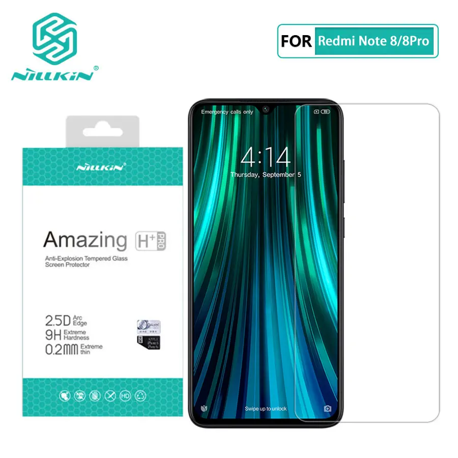 Для Redmi Note 8 Pro стекло Nillkin H+Pro 0 2 мм 2.5D закаленное для Xiaomi 9 Max 9S 8T Защитная пленка