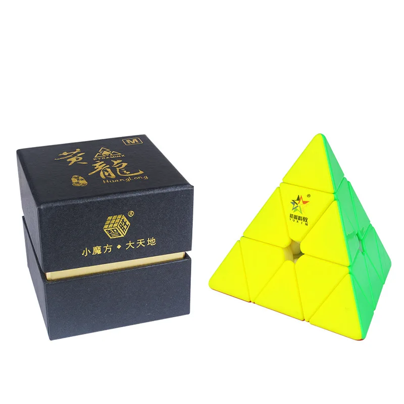 

YUXIN Huanglong Professtional Pyramid Magnetic Magic Cube Speed Puzzle Cube Educational Magico Cubo Toys for Students