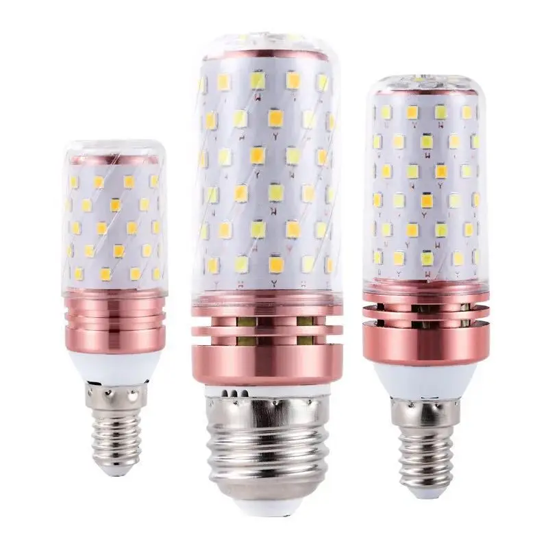 1 шт. светодиодная лампочка Кукуруза E27 E14 SMD 2835 12 Вт 16 220 В светодиодный светильник
