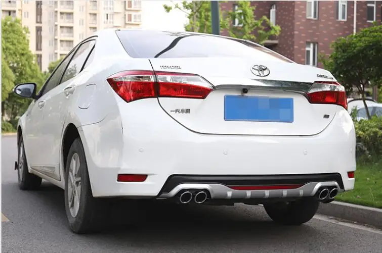 Для Corolla Body kit спойлер 2016 2018 для Toyota ABS задний передний бампер диффузор защитные